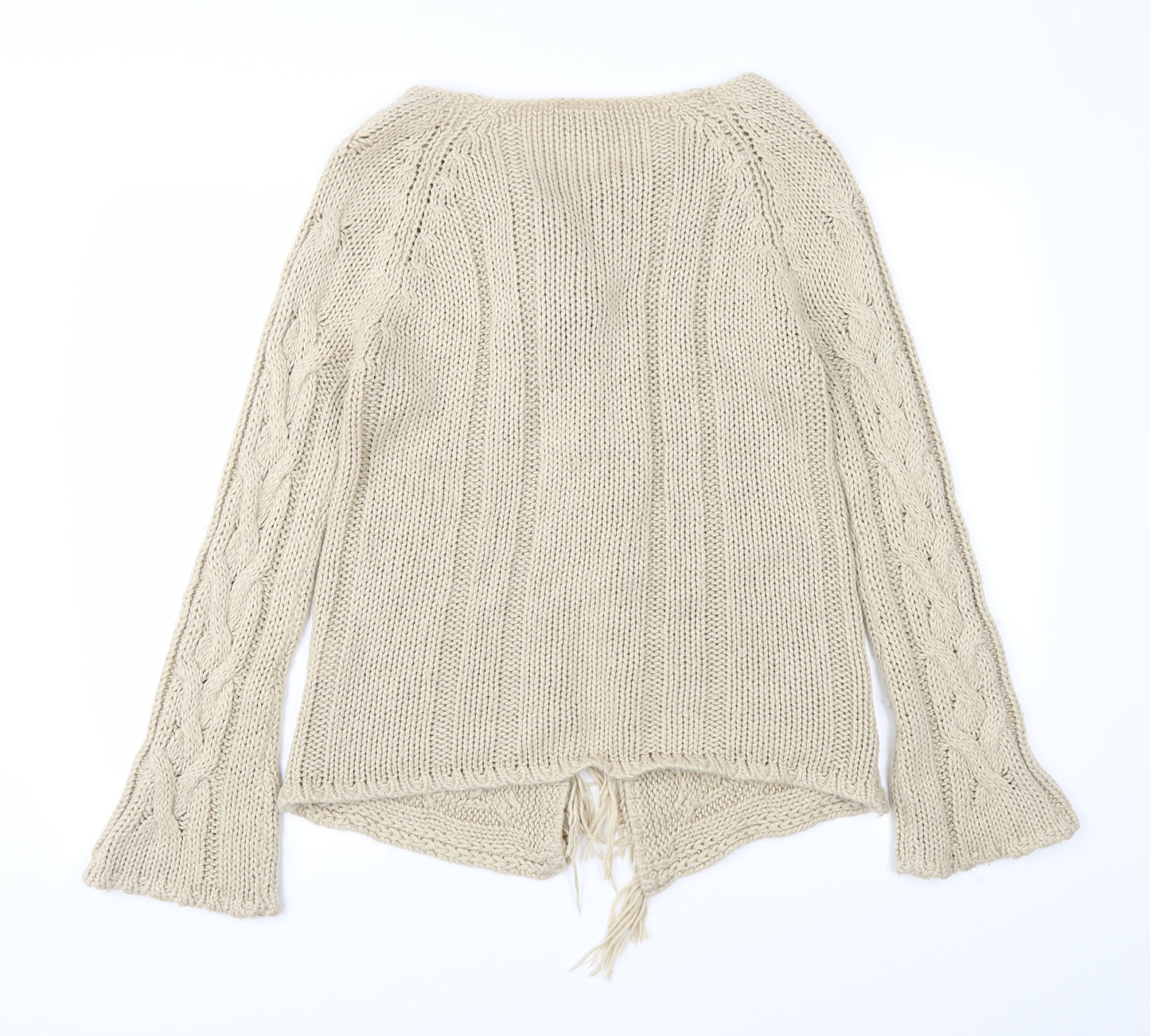 NEXT Womens White   Cardigan Jumper Size M