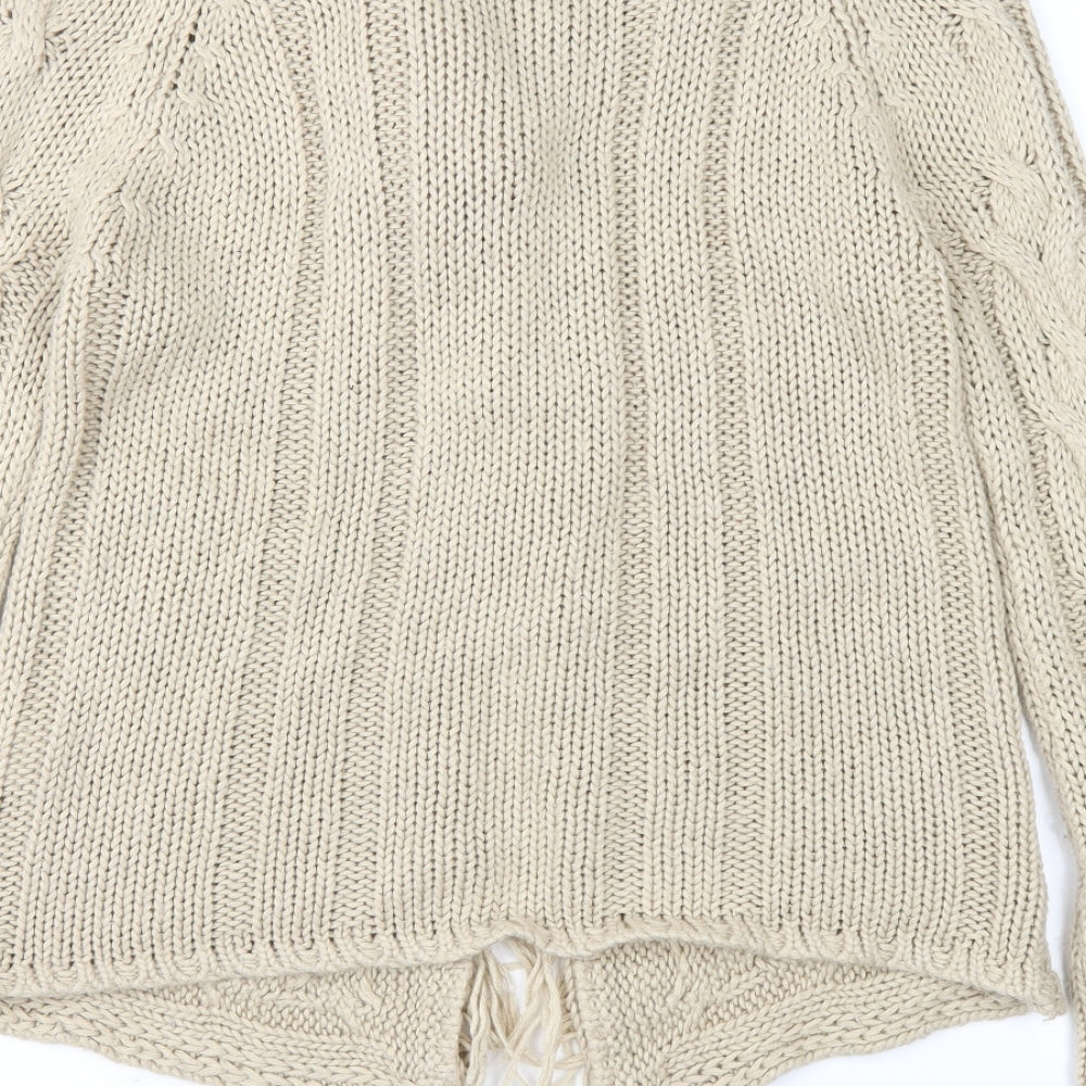 NEXT Womens White   Cardigan Jumper Size M