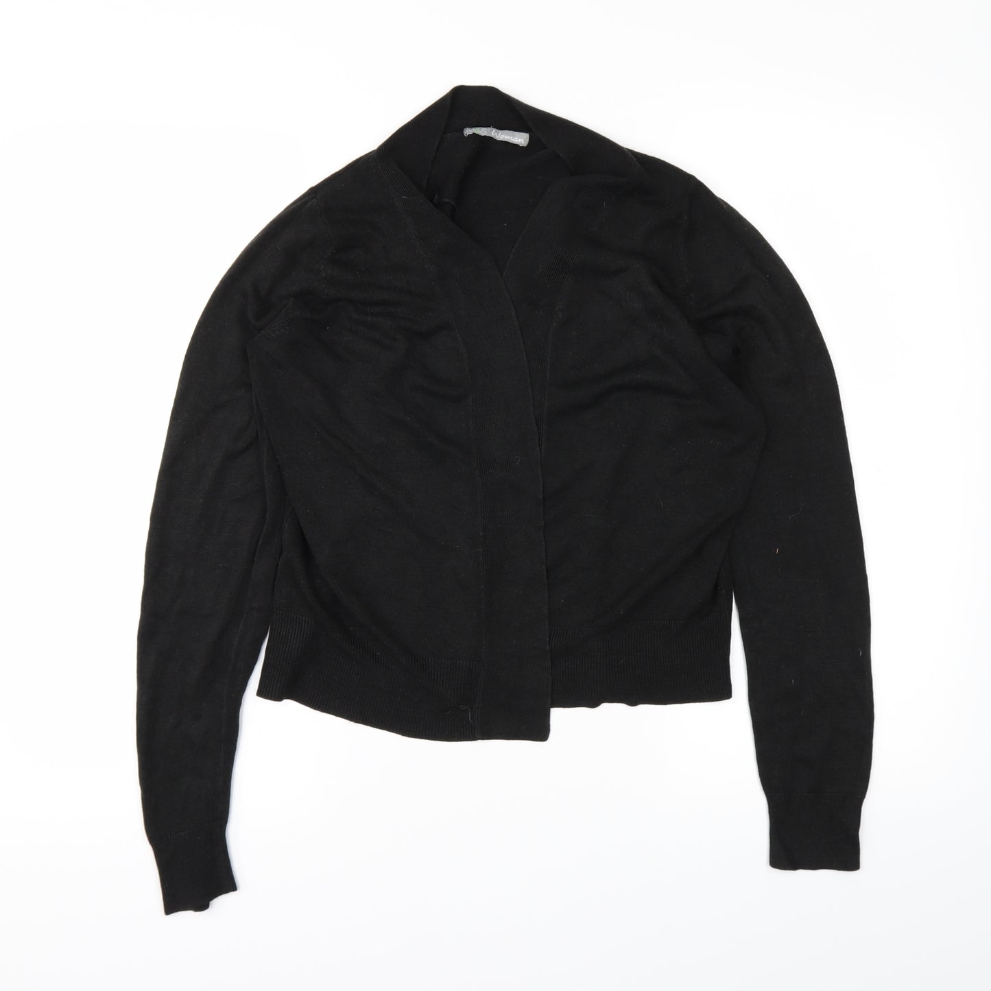 Marks and Spencer Womens Black   Cardigan Jumper Size 14