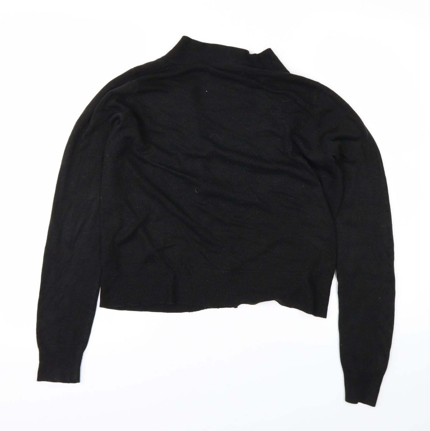 Marks and Spencer Womens Black   Cardigan Jumper Size 14