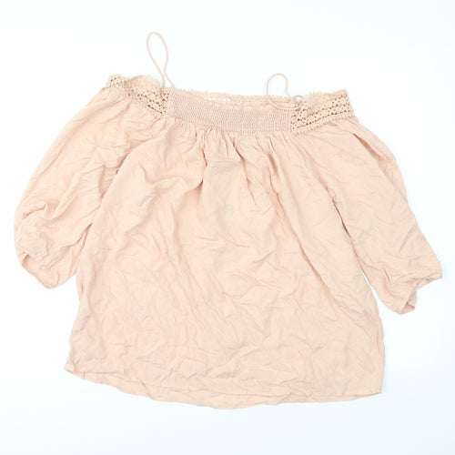 Peacocks Womens Pink   Basic T-Shirt Size 12