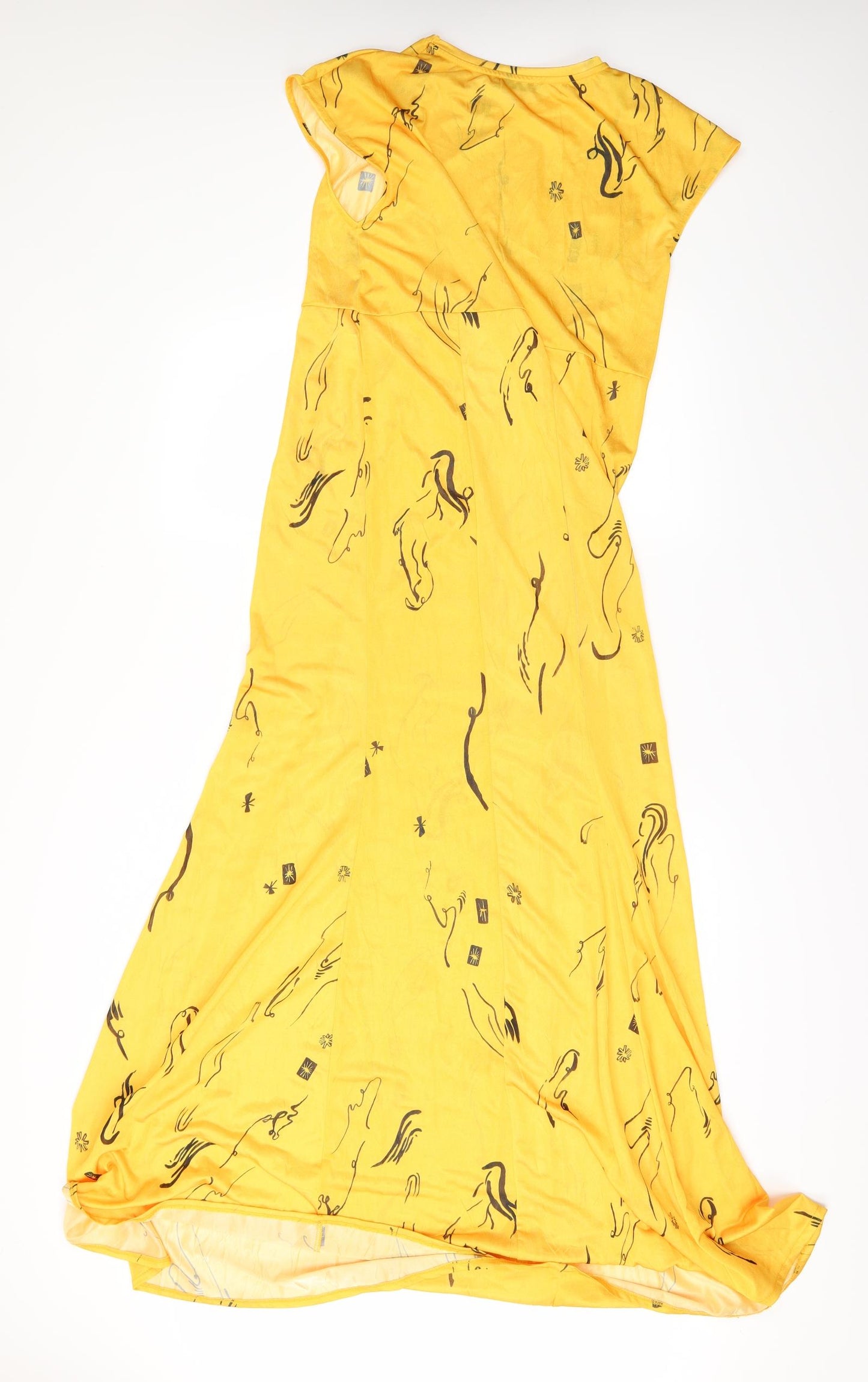 Zara Womens Yellow   A-Line  Size S