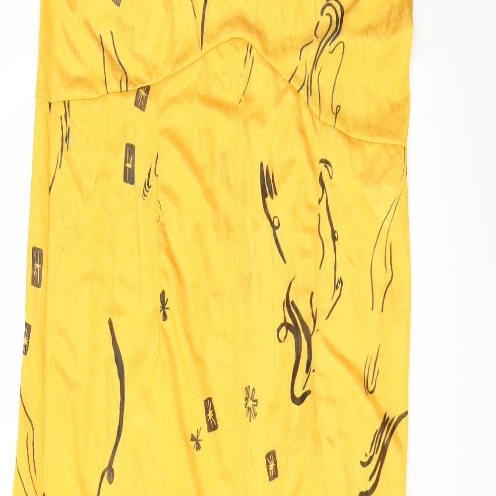 Zara Womens Yellow   A-Line  Size S
