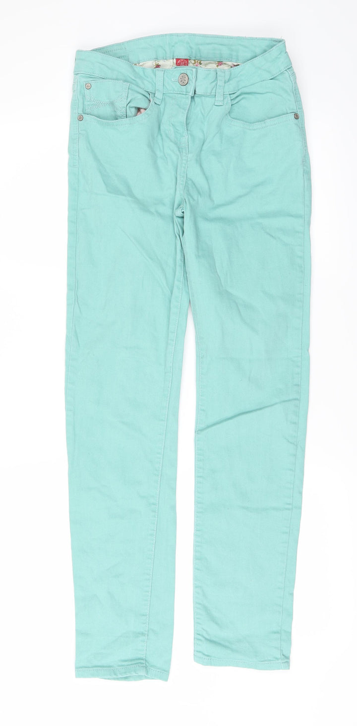 FALMER Womens Blue Straight Jeans Size 10 L28 in