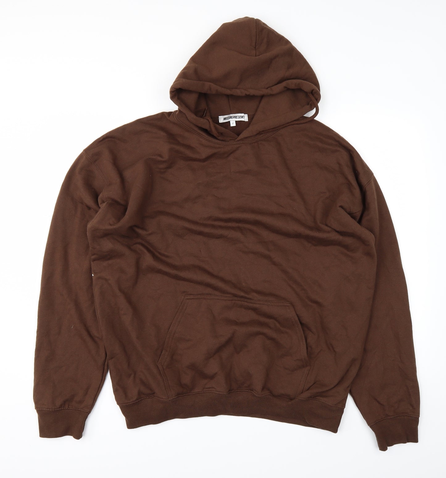 MISSREPRESENT Womens Brown   Pullover Hoodie Size 12