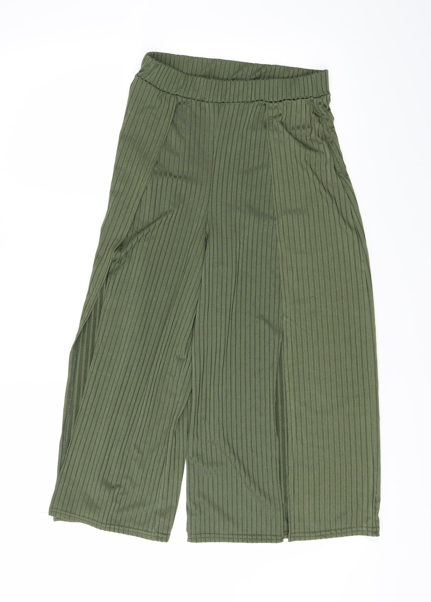 Preworn Womens Green   Trousers  Size 8 L20 in