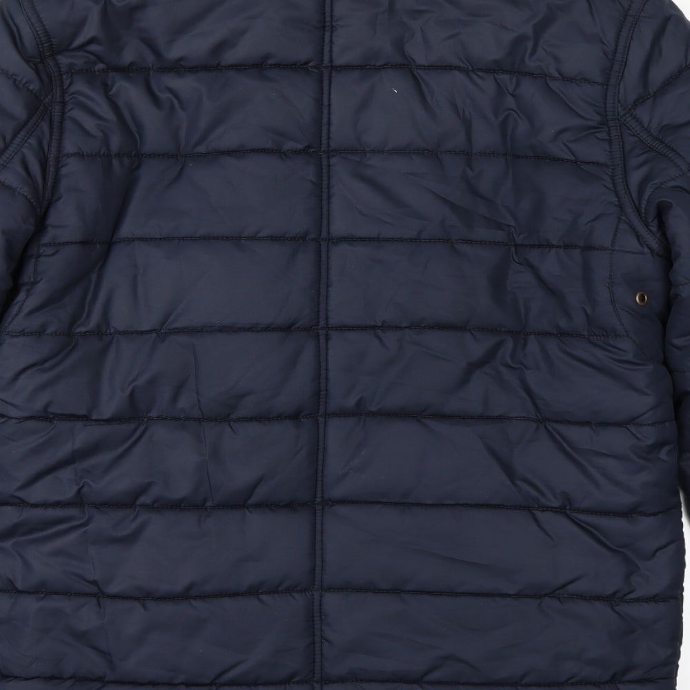 Joules Womens Blue   Puffer Jacket Coat Size S