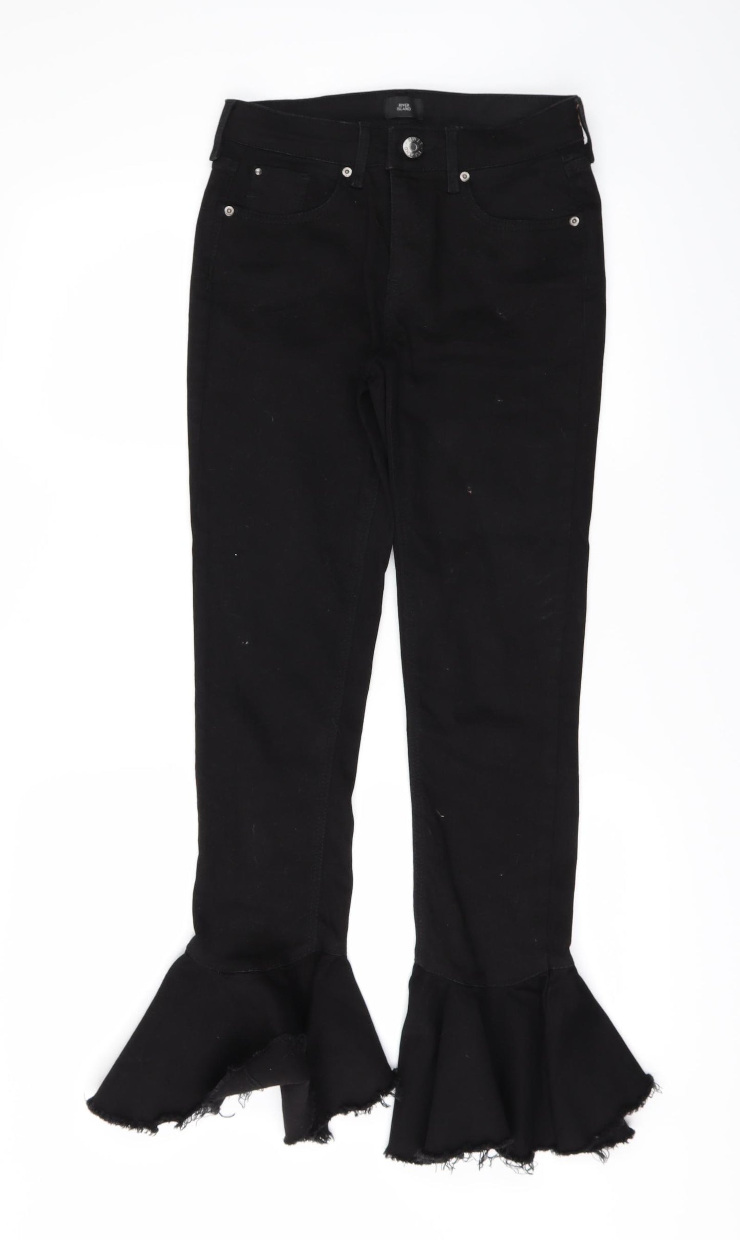 River Island Womens Black   Straight Jeans Size 10 L27 in