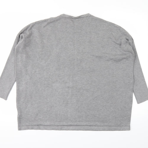 Seint Womens Grey   Pullover Jumper Size M