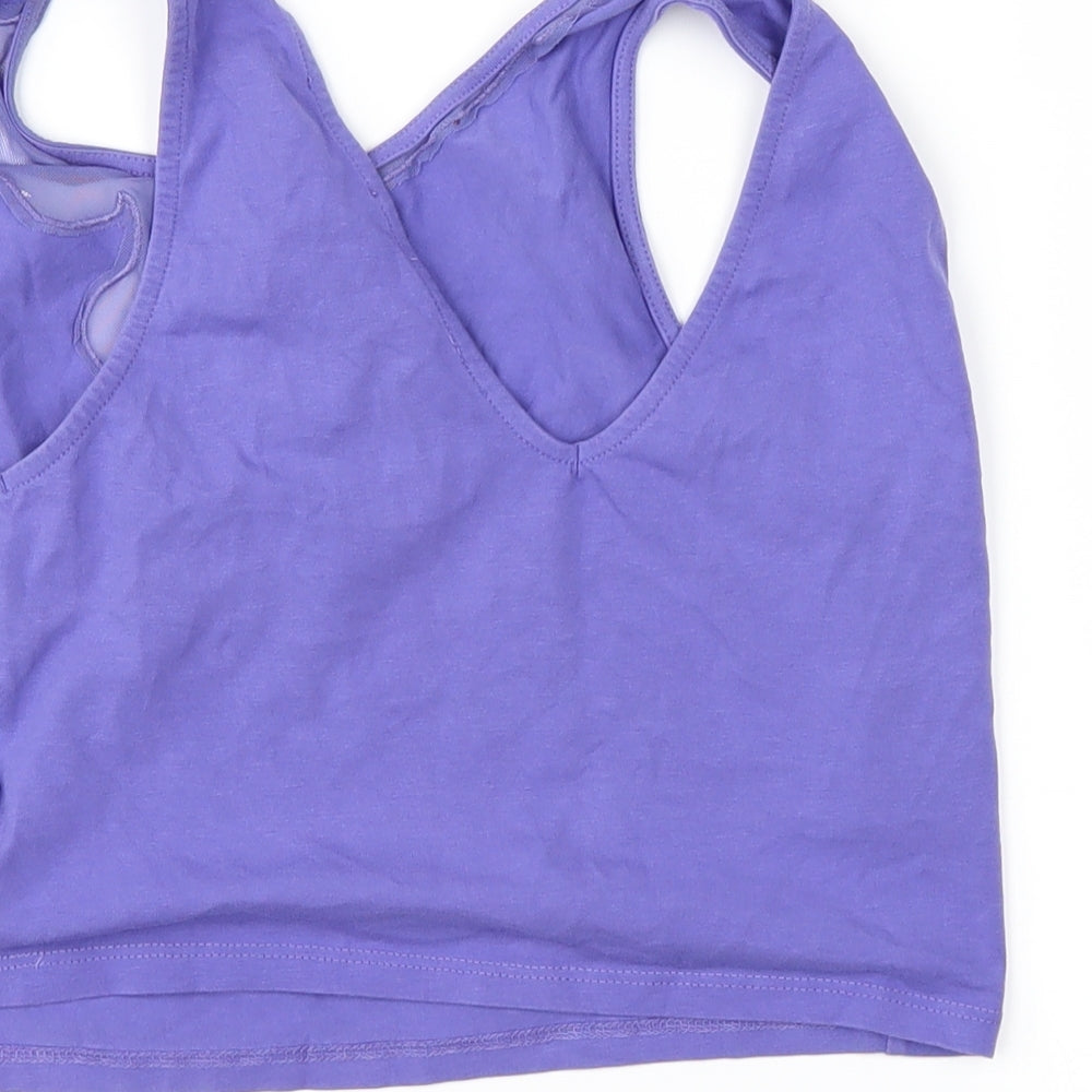 Oxxo Girls Purple   Basic T-Shirt Size L