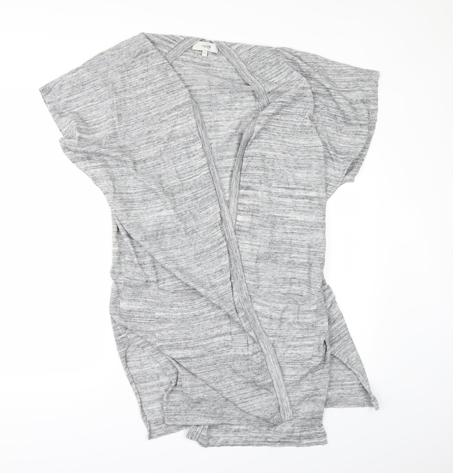 NEXT Womens Grey   Cardigan Jumper Size 16