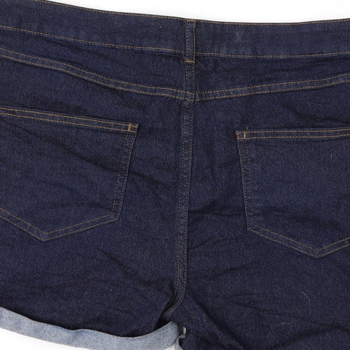 Dorothy Perkins Womens Blue  Denim Cargo Shorts Size 12