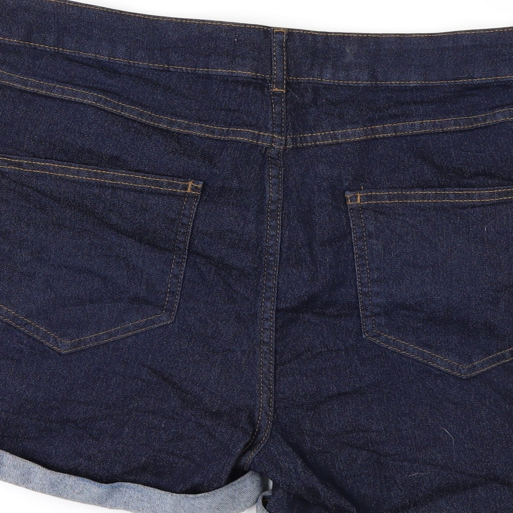 Dorothy Perkins Womens Blue  Denim Cargo Shorts Size 12