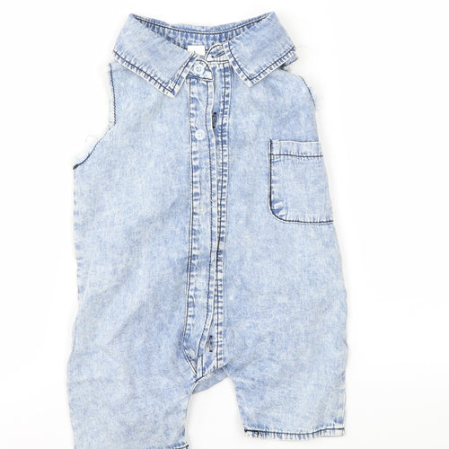 Preworn Baby Blue   Coverall One-Piece Size 18-24 Months