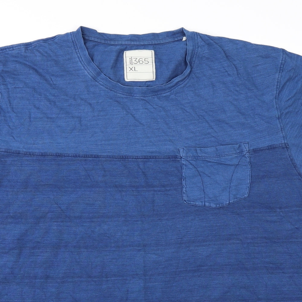 Preworn Mens Blue    T-Shirt Size XL