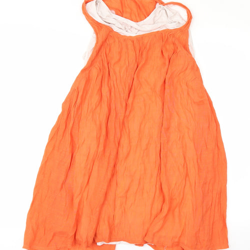 isabel Womens Orange   Fit & Flare  Size L