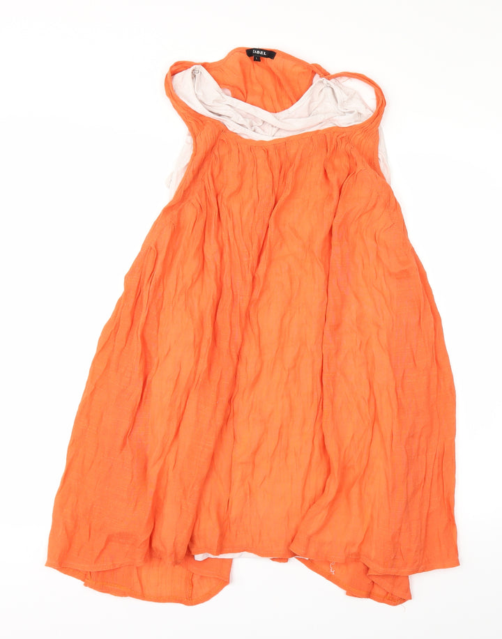 isabel Womens Orange   Fit & Flare  Size L