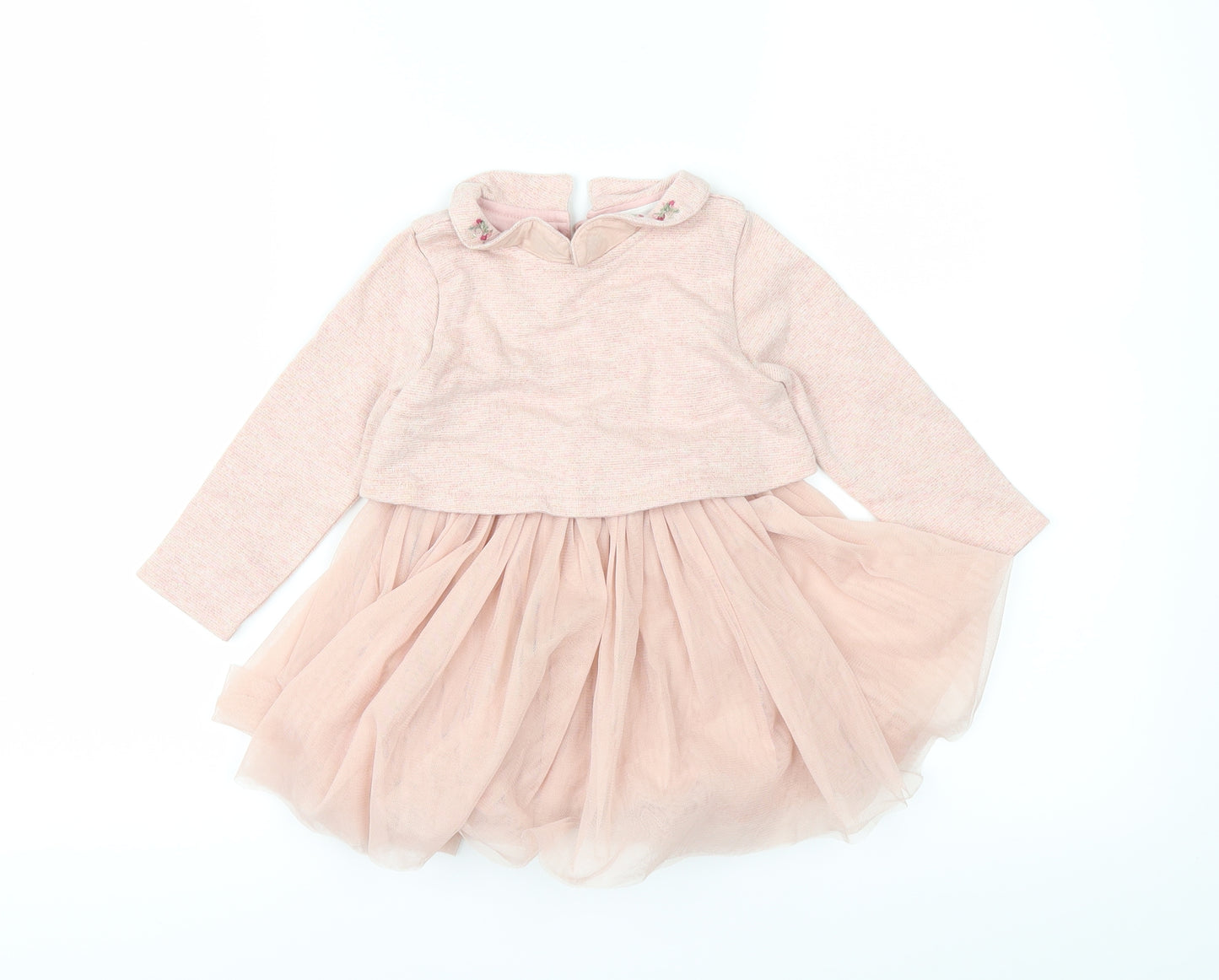 NEXT Girls Pink   Fit & Flare  Size 9-12 Months