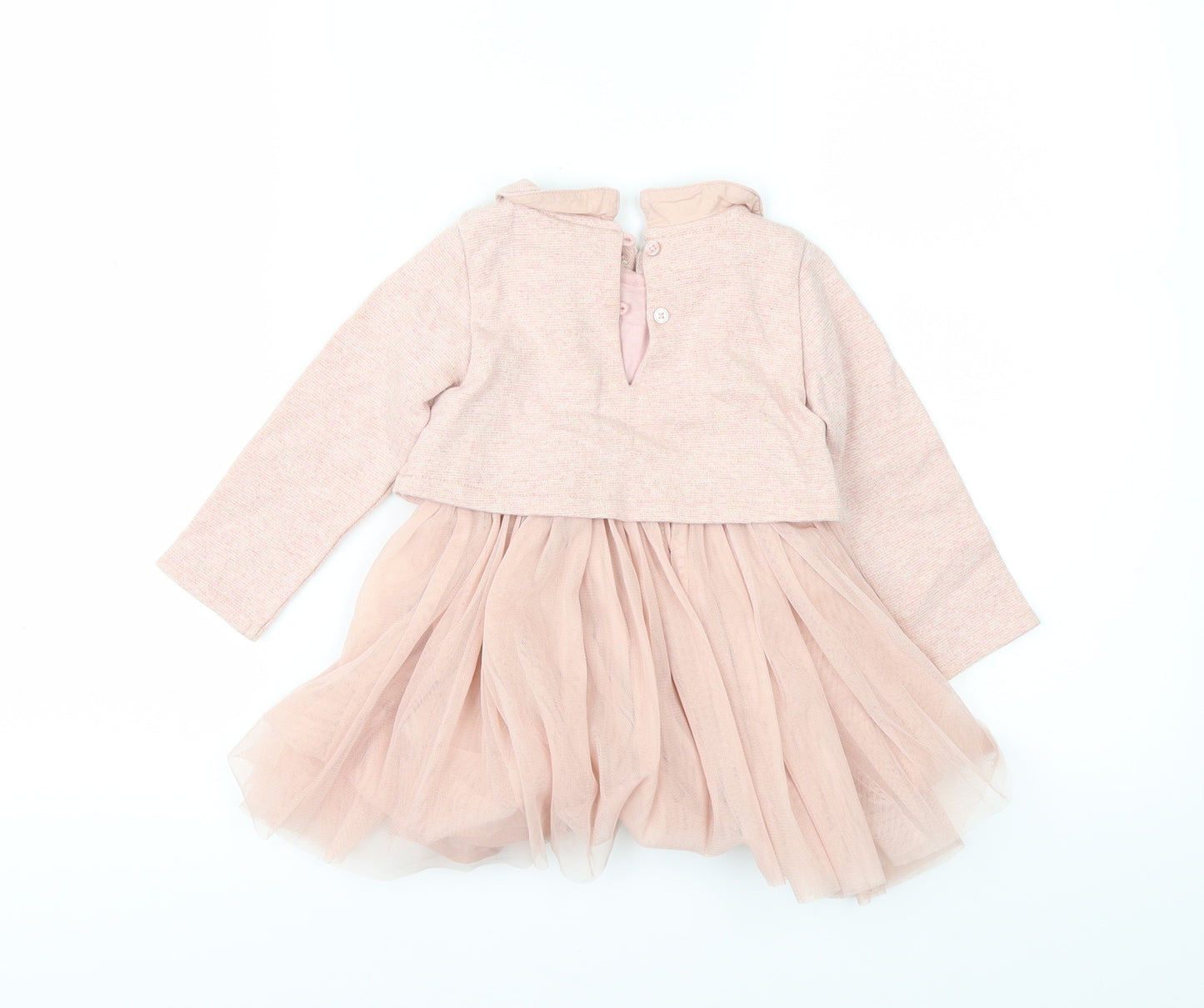 NEXT Girls Pink   Fit & Flare  Size 9-12 Months