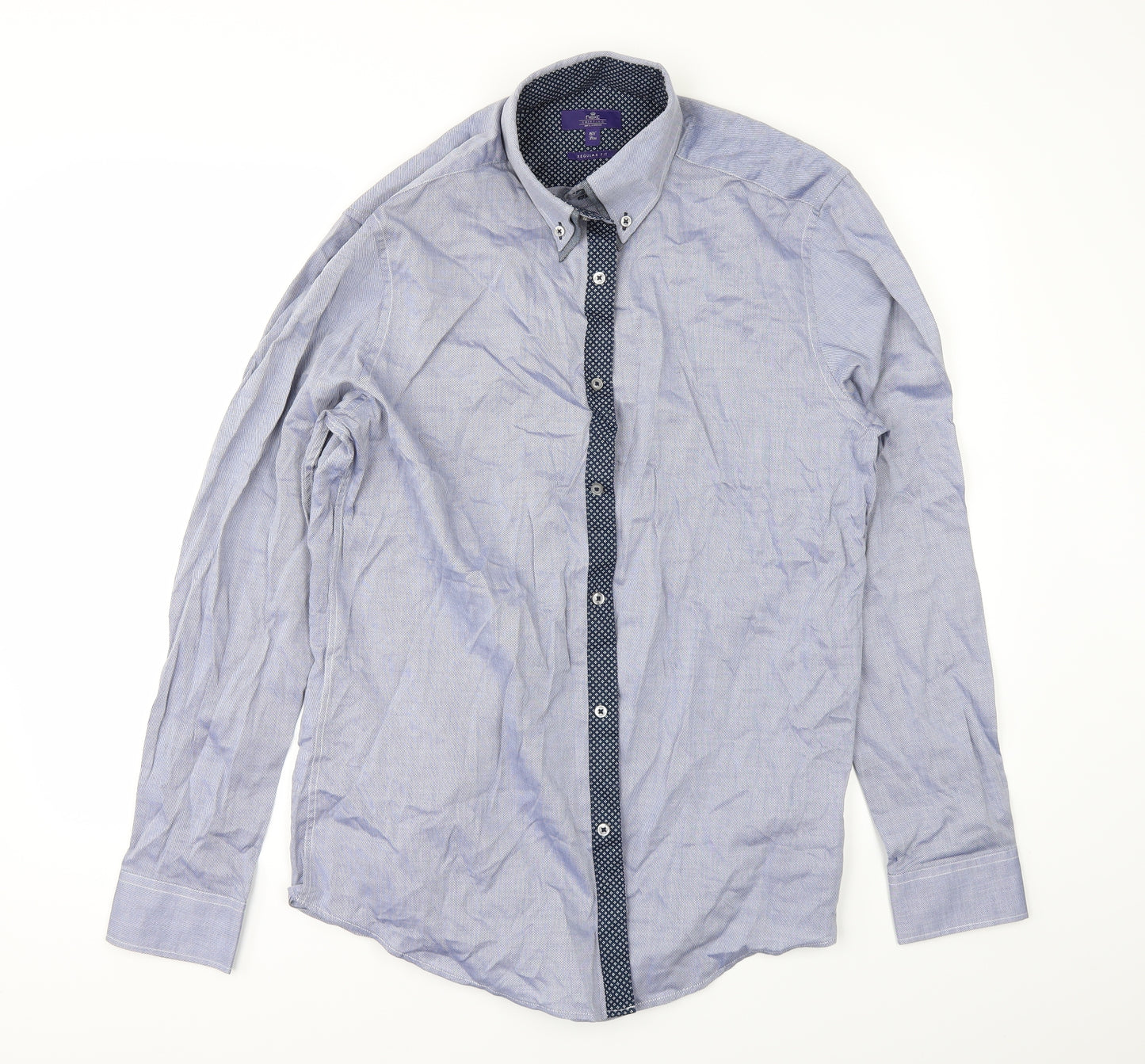 NEXT Mens Blue    Dress Shirt Size 15.5