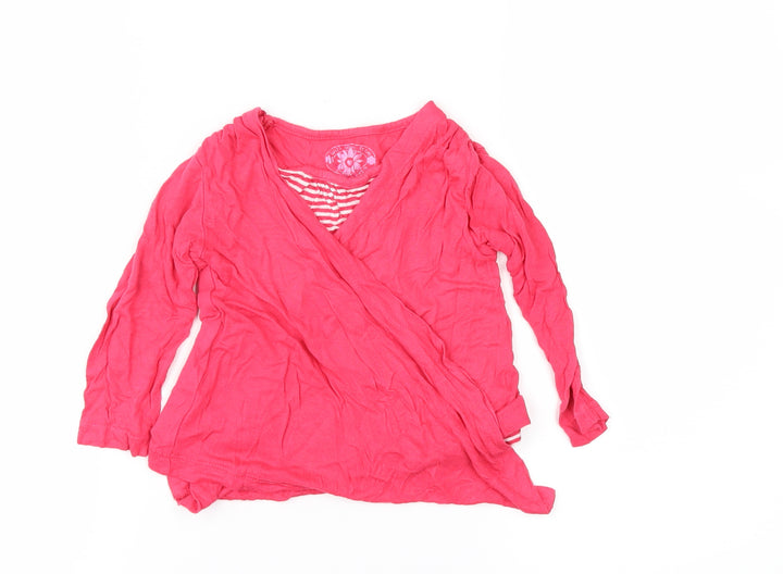 Preworn Girls Pink   Pullover Jumper Size 18-24 Months