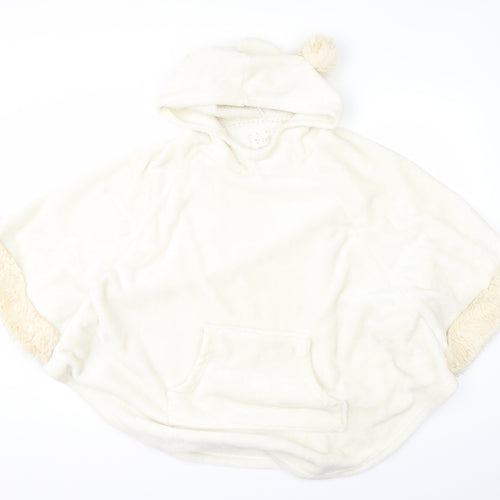 F&F Womens White   Overcoat Coat Size S