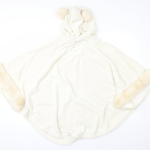 F&F Womens White   Overcoat Coat Size S