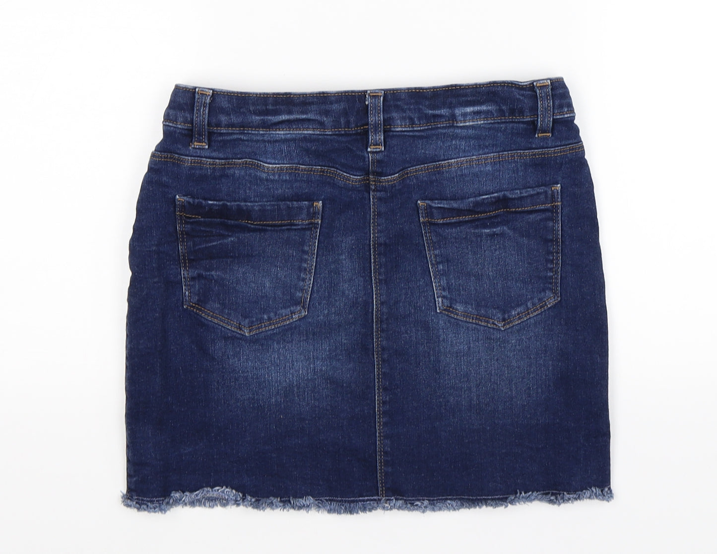 NEXT Girls Blue  Denim Skater Skirt Size 9 Years