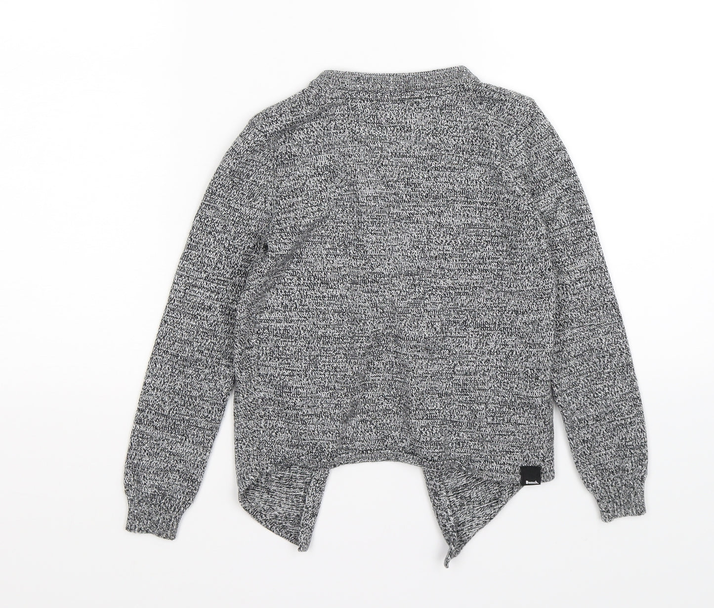 Bench Girls Grey  Knit Cardigan Jumper Size 5-6 Years
