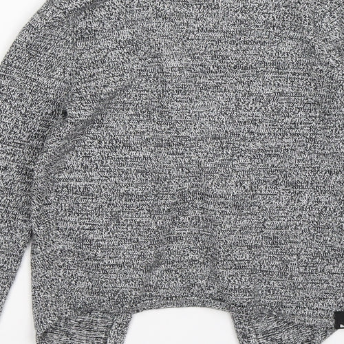 Bench Girls Grey  Knit Cardigan Jumper Size 5-6 Years