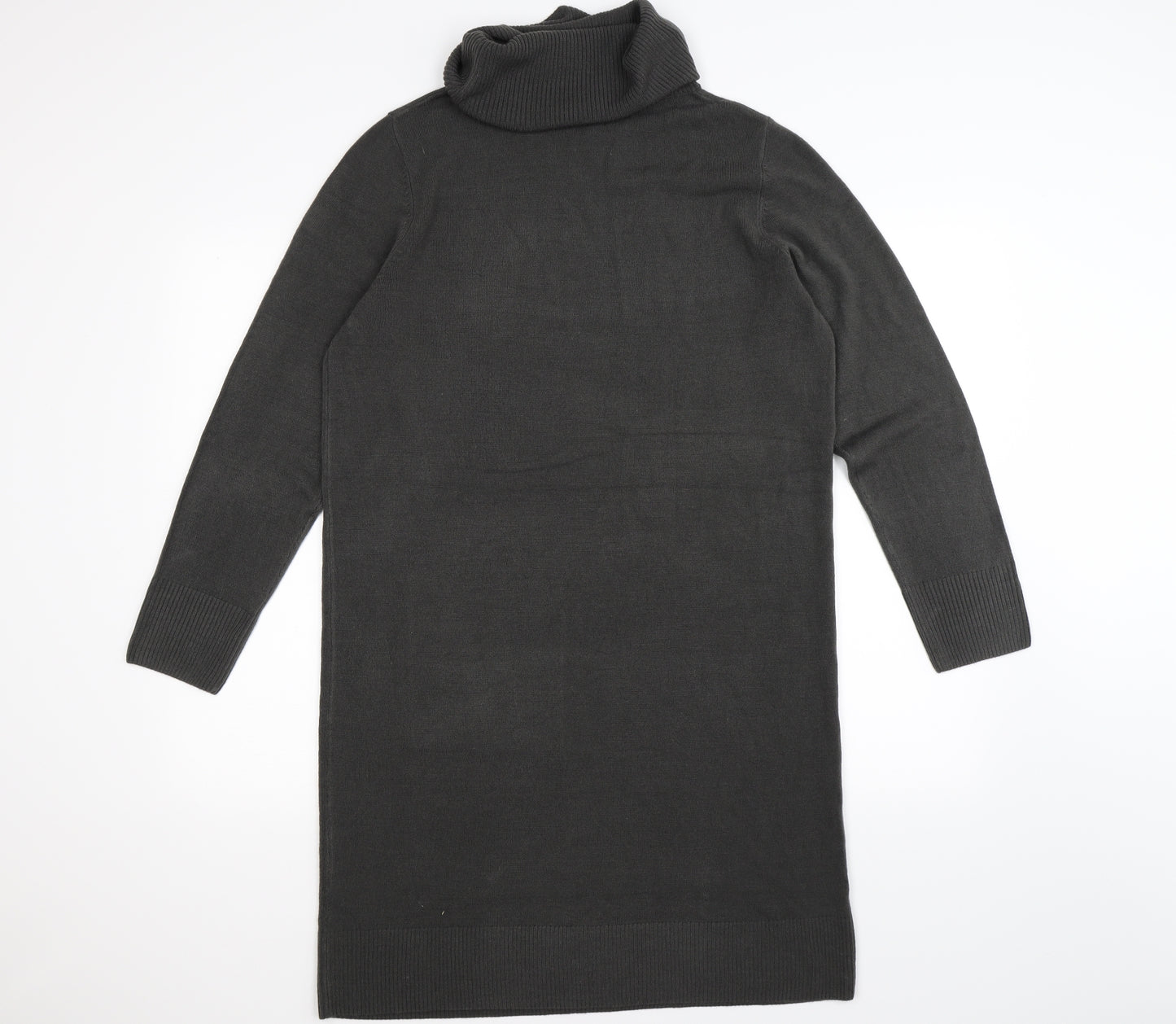 TU Womens Grey  Knit Jumper Dress  Size 16