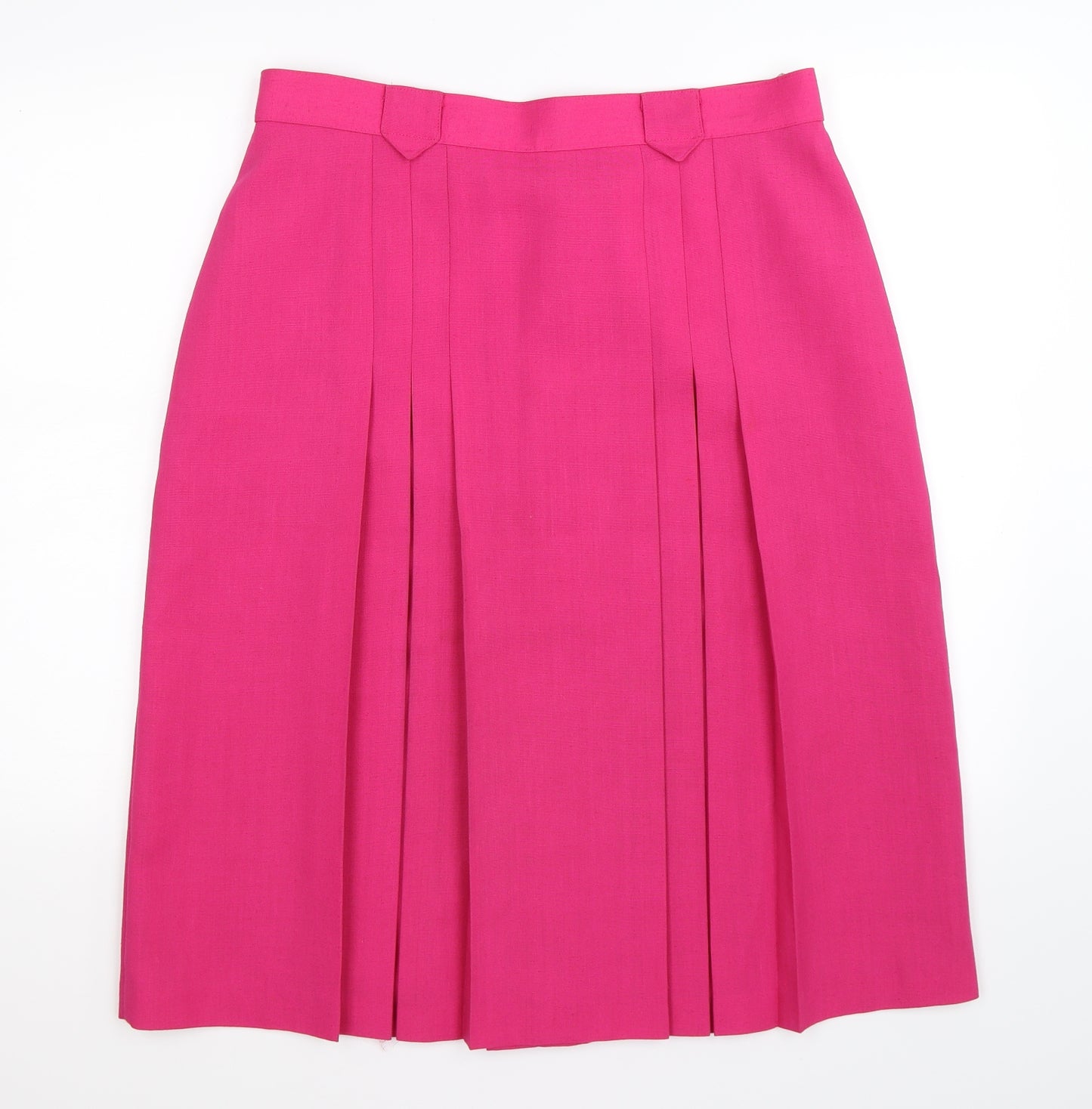 St Michaels  Womens Pink  Knit Pleated Skirt Size 16