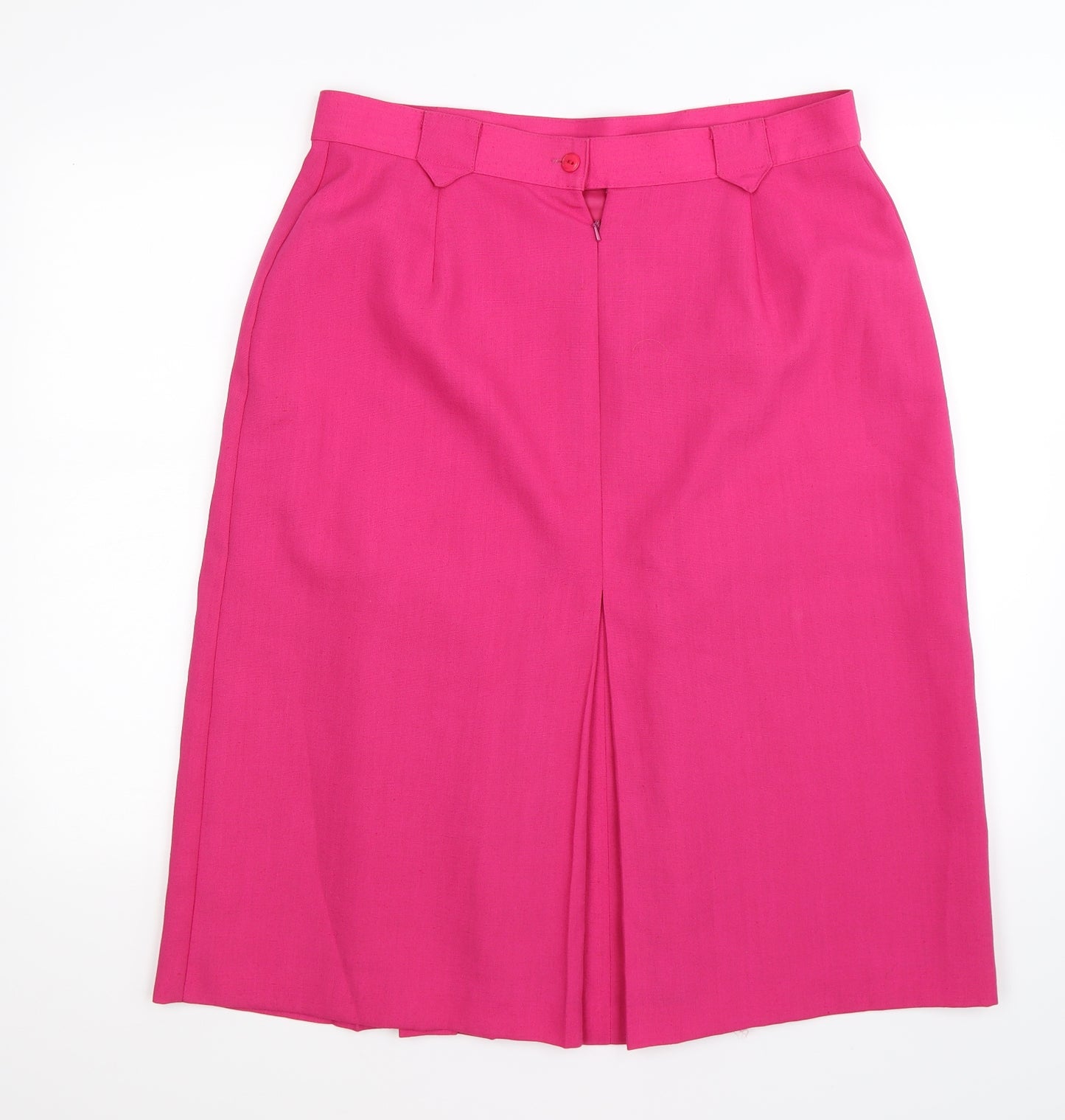 St Michaels  Womens Pink  Knit Pleated Skirt Size 16