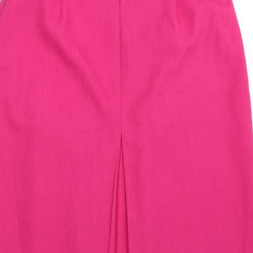 St Michaels  Womens Pink  Knit Pleated Skirt Size 16