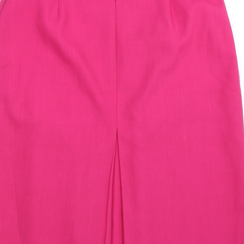 St Michaels  Womens Pink  Knit Pleated Skirt Size 16