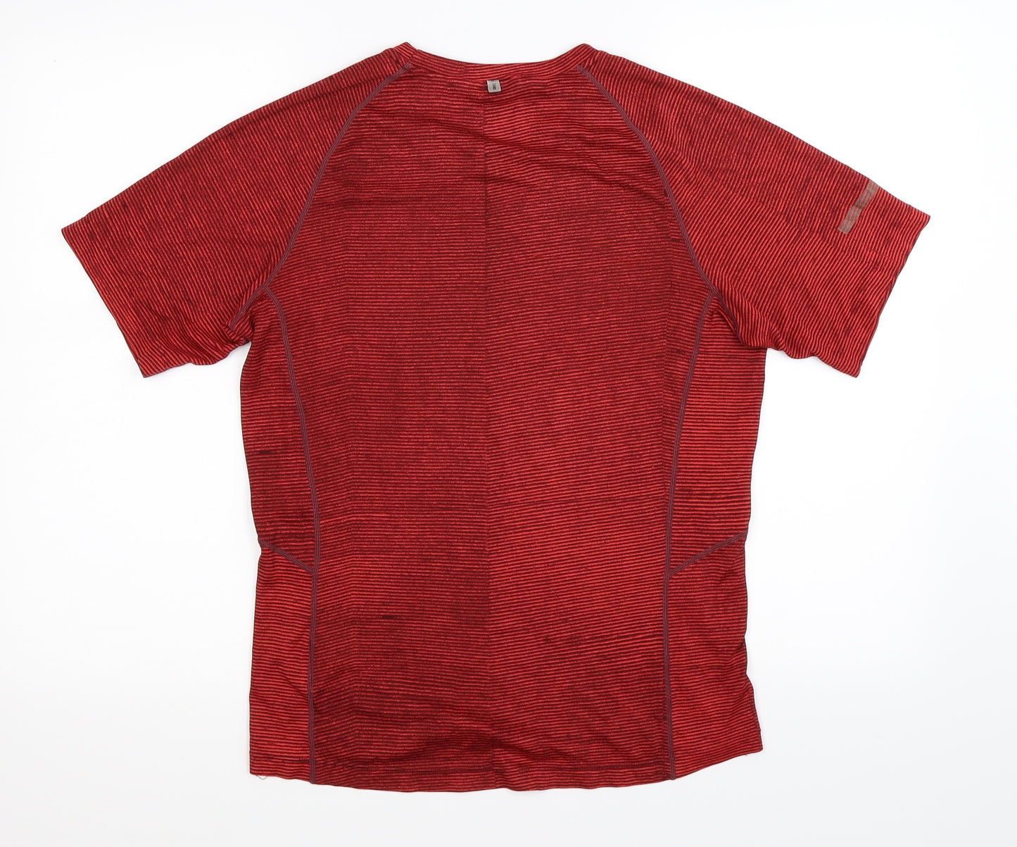 nik Mens Red Striped   T-Shirt Size S