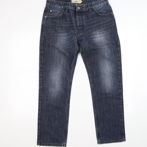 NEXT Mens Blue  Denim Straight Jeans Size 32 L28 in