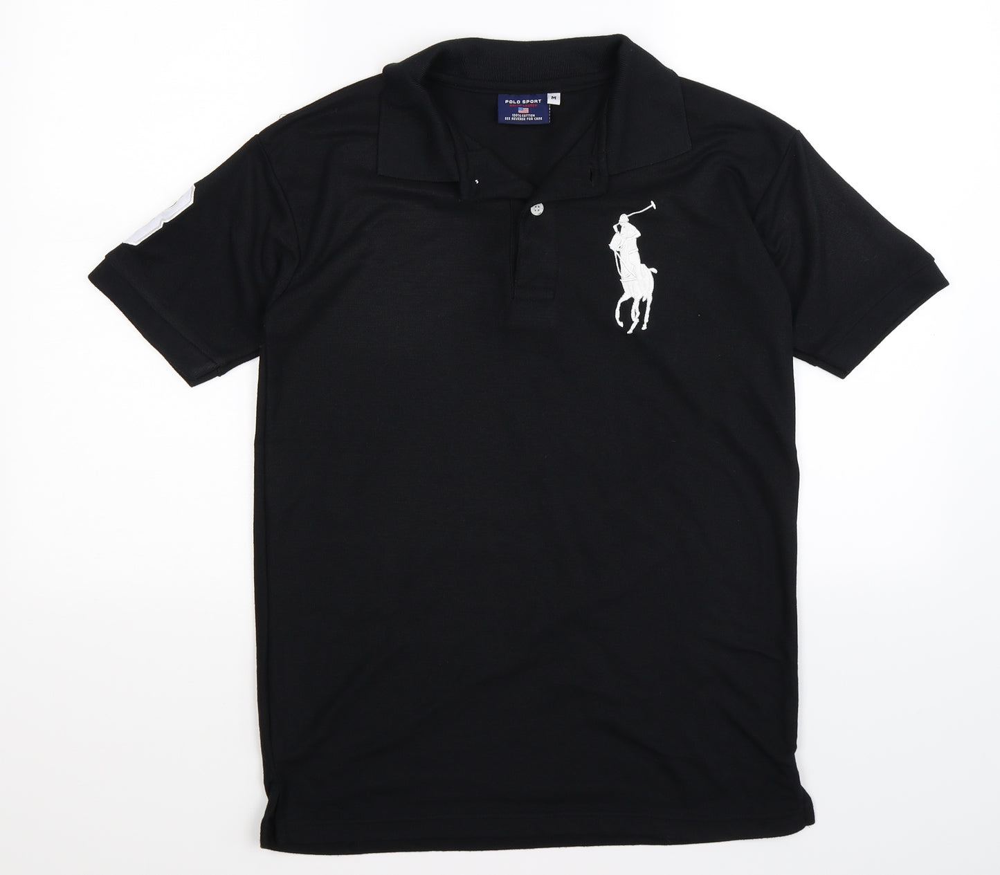 Polo Ralph Lauren Mens Black    Polo Size M
