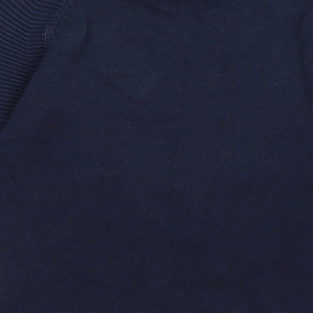 NEXT Boys Blue Striped Knit Pullover Jumper Size 4 Years