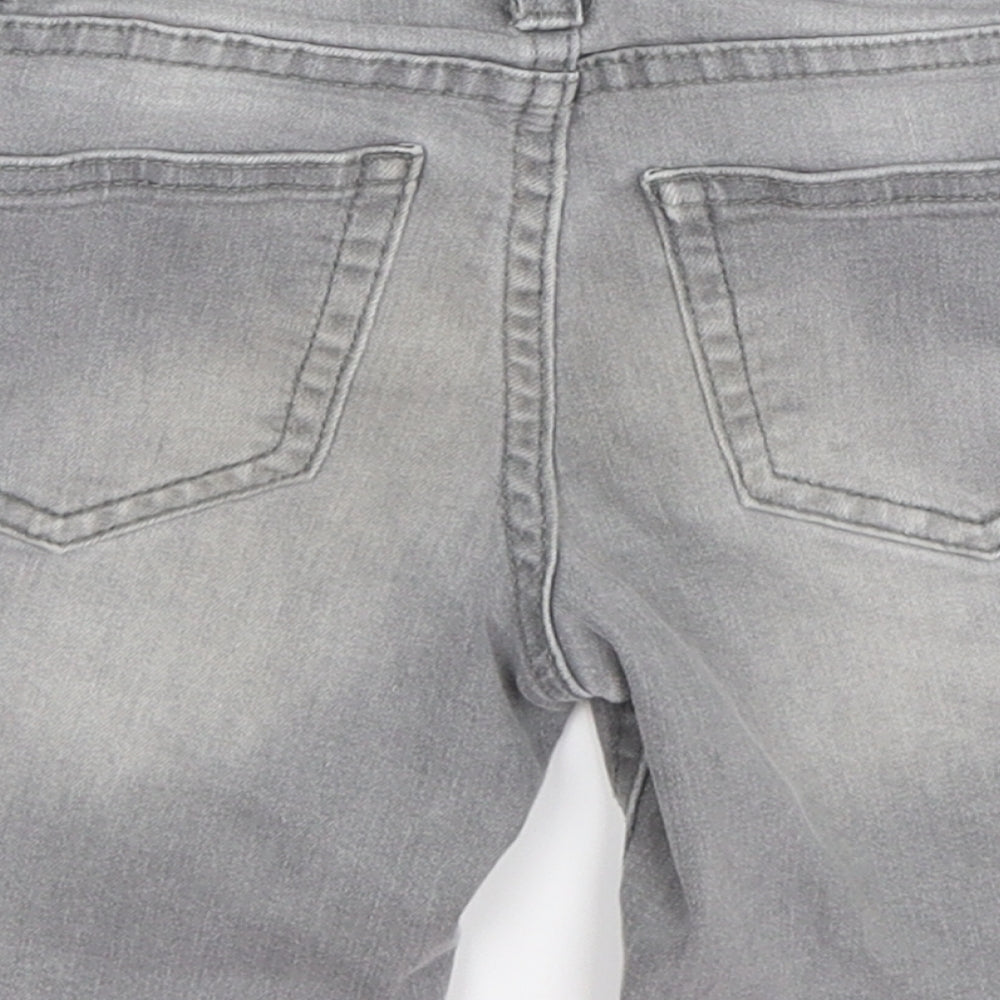 denim co Boys Grey  Denim Chino Shorts Size 2-3 Years