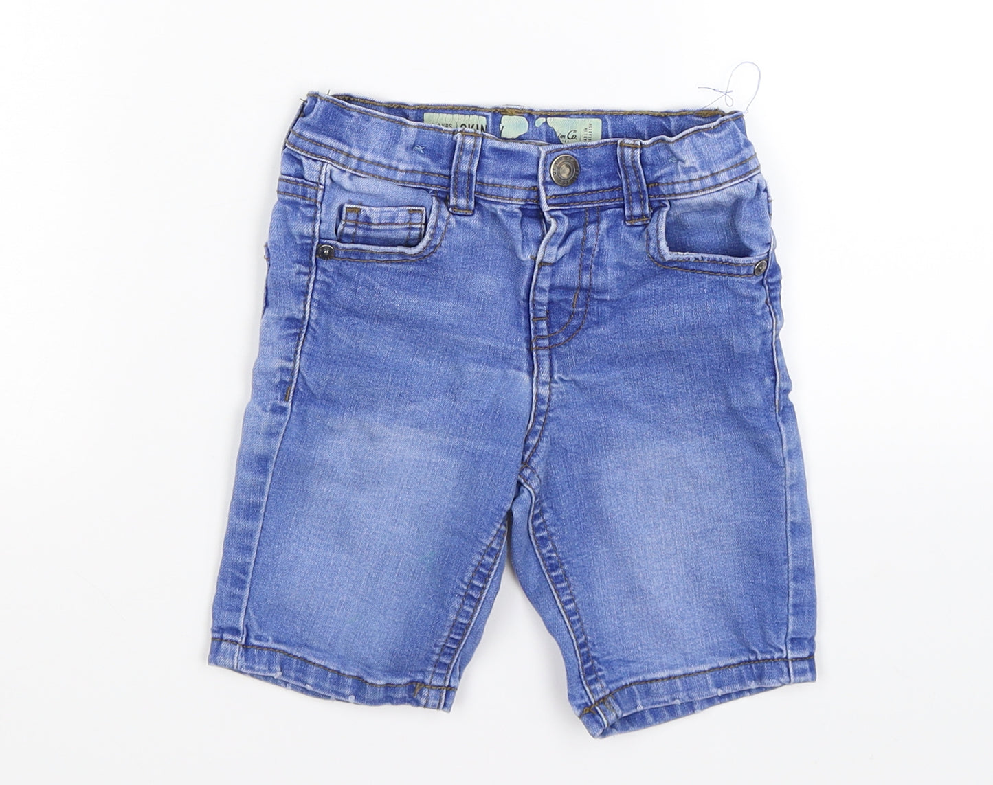 denim co Boys Blue  Denim Chino Shorts Size 2-3 Years - distressed