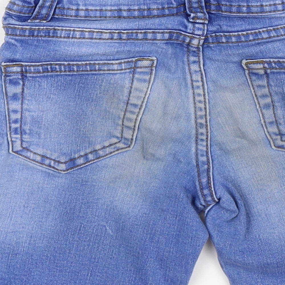 denim co Boys Blue  Denim Chino Shorts Size 2-3 Years - distressed