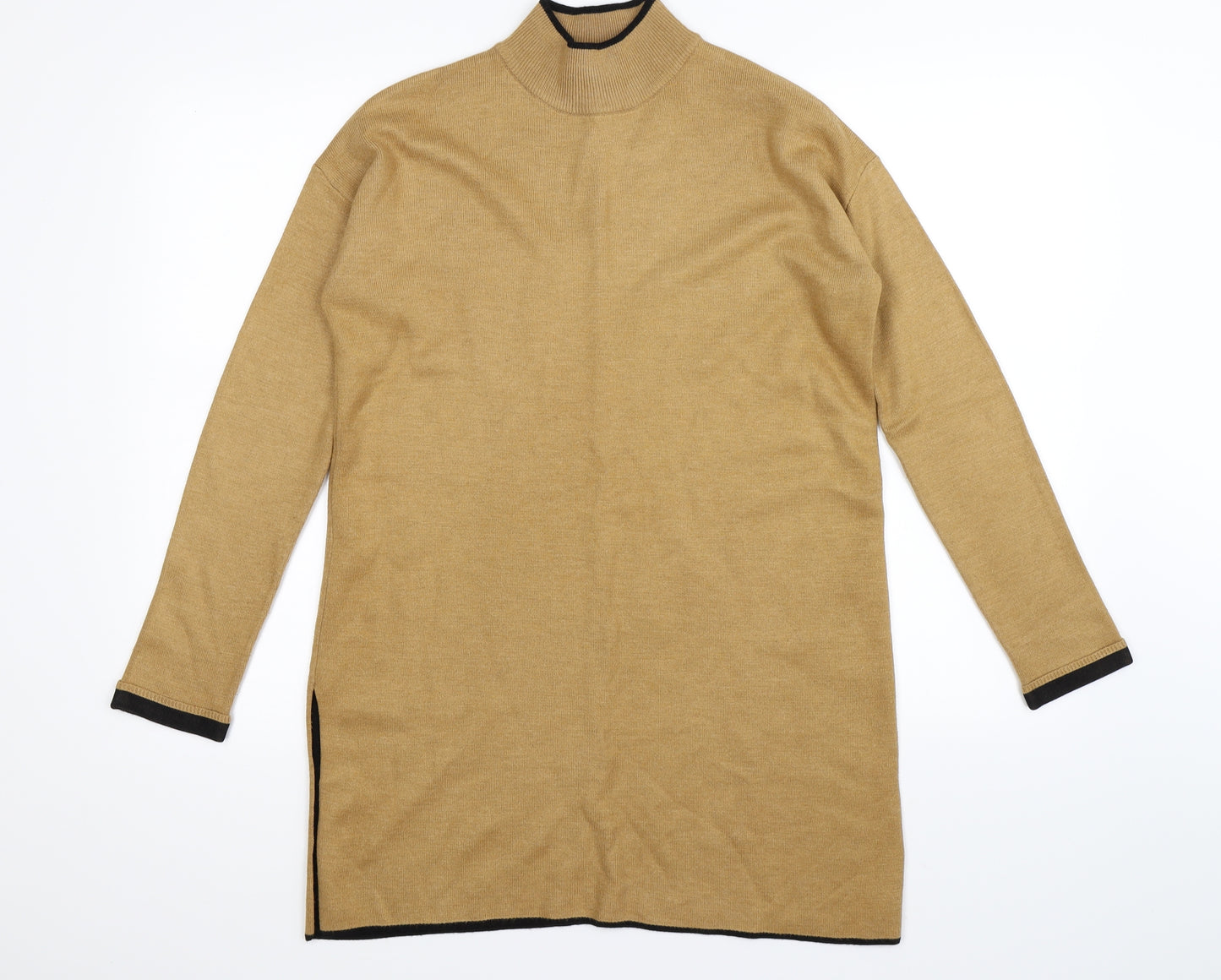 Topshop Womens Brown  Knit Jumper Dress  Size 8