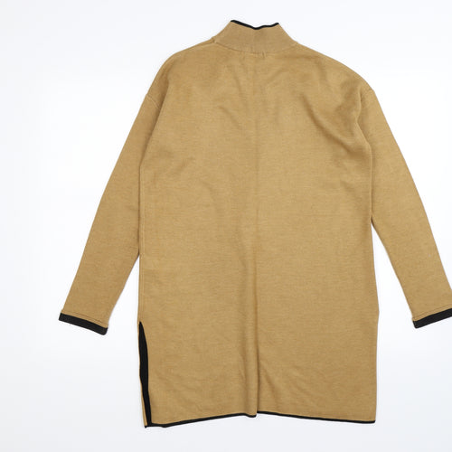 Topshop Womens Brown  Knit Jumper Dress  Size 8