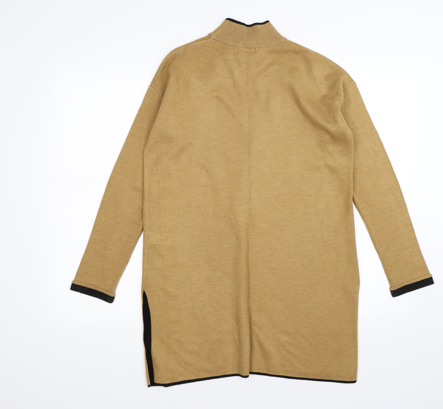 Topshop Womens Brown  Knit Jumper Dress  Size 8