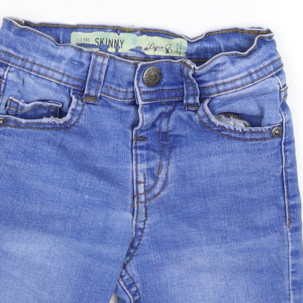 denim co Boys Blue  Denim Chino Shorts Size 2-3 Years