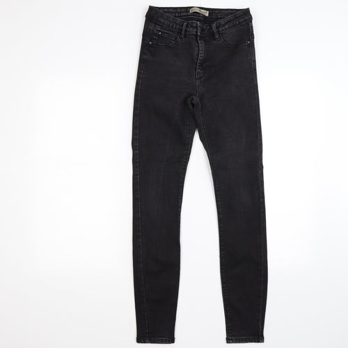 denim co Womens Black  Denim Skinny Jeans Size 10 L29 in
