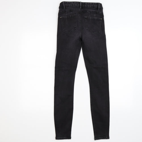 denim co Womens Black  Denim Skinny Jeans Size 10 L29 in