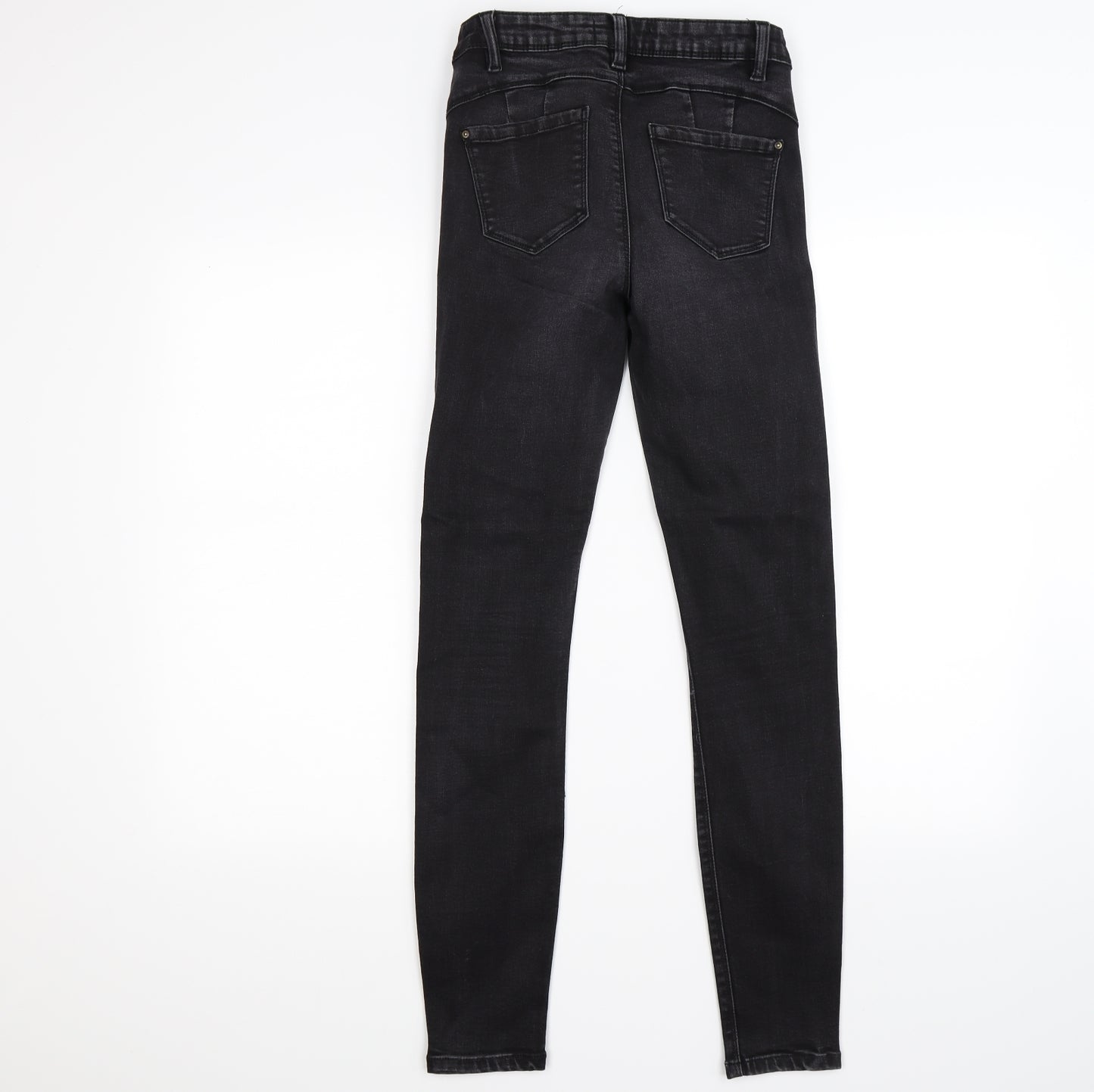 denim co Womens Black  Denim Skinny Jeans Size 10 L29 in