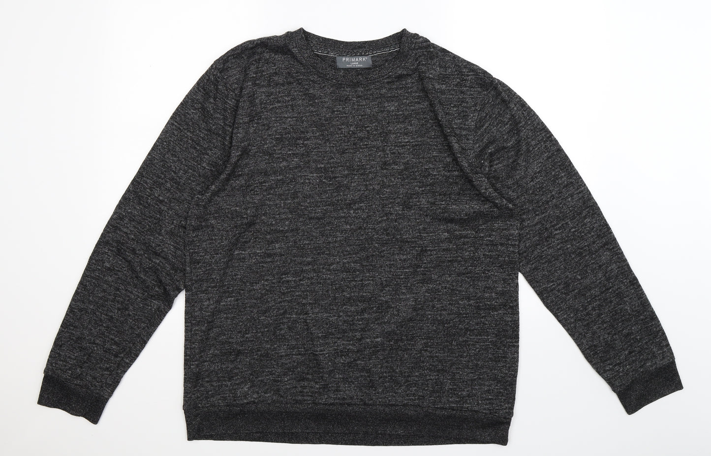 Primark Mens Grey  Knit Pullover Jumper Size L